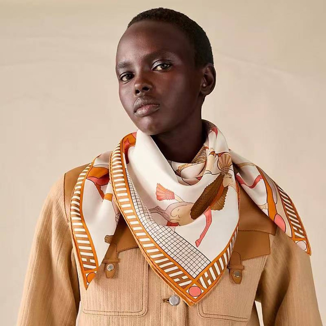 Hermes A Toute Allure Scarf 90 100% H004237S 06 - Image 19
