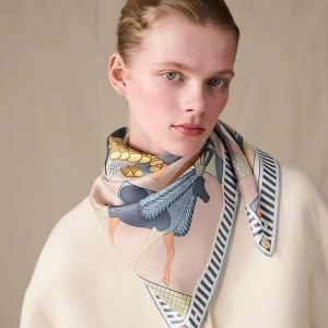 Hermes A Toute Allure Scarf 90 100% H004237S 06 - Image 18