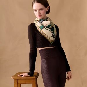 Hermes A Toute Allure Scarf 90 100% H004237S 06 - Image 15