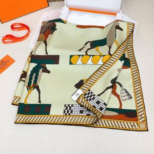 Hermes A Toute Allure Scarf 90 100% H004237S 06 - Image 14