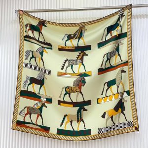Hermes A Toute Allure Scarf 90 100% H004237S 06 - Image 13