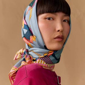 Hermes A Toute Allure Scarf 90 100% H004237S 06 - Image 12