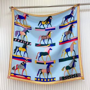 Hermes A Toute Allure Scarf 90 100% H004237S 06 - Image 10
