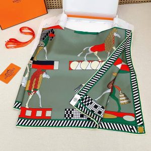 Hermes A Toute Allure Scarf 90 100% H004237S 06 - Image 8