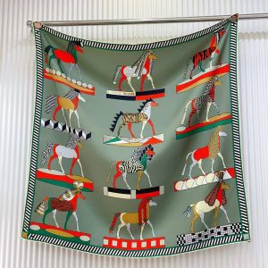 Hermes A Toute Allure Scarf 90 100% H004237S 06 - Image 7