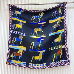 Hermes A Toute Allure Scarf 90 100% H004237S 06 - Image 4