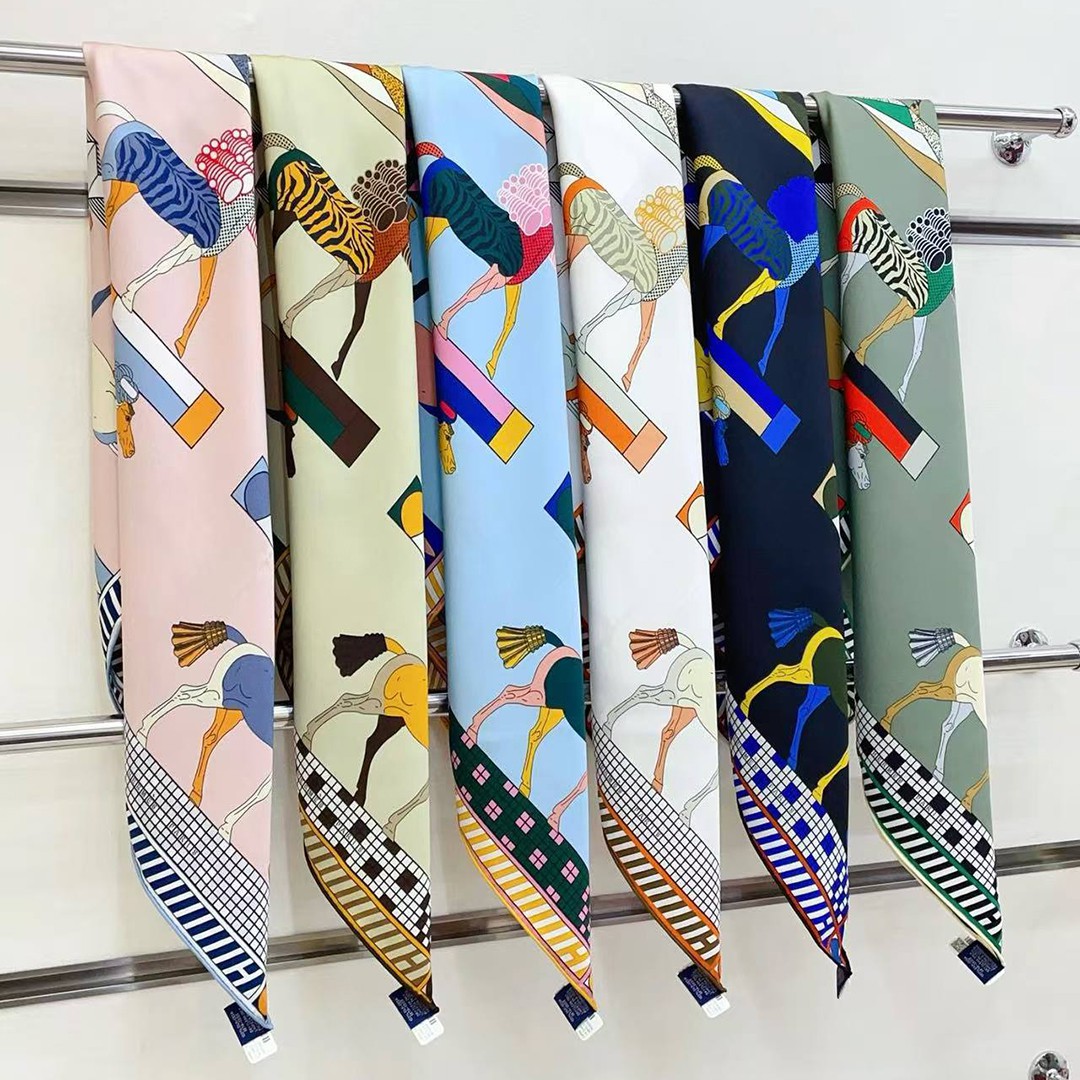 Hermes A Toute Allure Scarf 90 100% H004237S 06 - Image 3