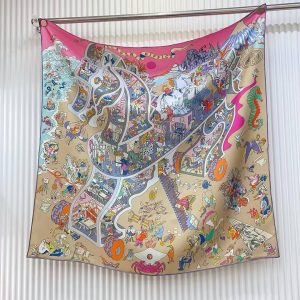 Hermes Academia Hippica Scarf 90 100% Silk H004281S 03 - Image 8