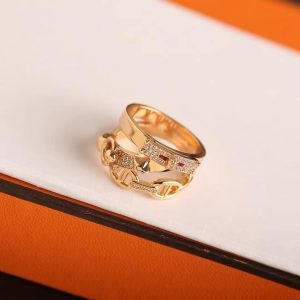 Hermes Alchimie Hermes Ring Rose Gold H110012B 00050 - Image 7