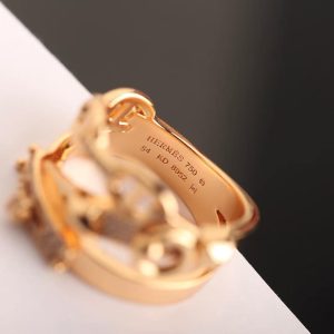 Hermes Alchimie Hermes Ring Rose Gold H110012B 00050 - Image 5
