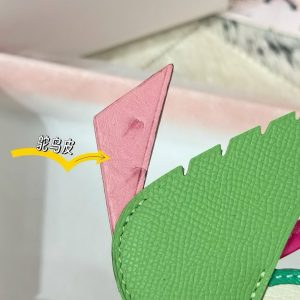 Hermes Birdy Charm Vert Criquet - Rose Bubble Gum - Naturel - Menthe - Bleu De France - Framboise H083884CKAB - Image 7