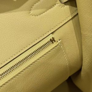 Hermes Birkin 30 Bag Handmade In Togo Calfskin Leather Gold Hardware 1Z Jaune Poussin - Image 4