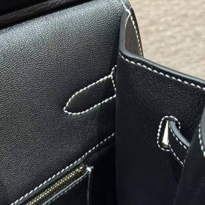 Hermes Birkin 30 Bag Handmade In Epsom Calfskin Leather Gold Hardware 89 Nior - Image 5
