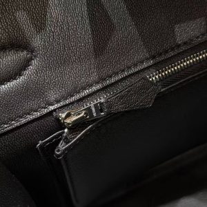 Hermes Birkin 30 Bag Handmade In KK Ostrich Leather from South Africa Silver Hardware 89 Noir - Image 15
