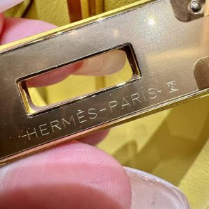 Hermes Birkin 30 Bag Handmade In Swift Calfskin Leather Gold Hardware 9R Lime - Image 8