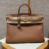 Hermes Birkin 40 Bag Handmade In Togo Calfskin Leather Gold Hardware 37 Gold