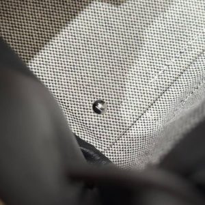 Hermes Birkin Cargo 25 Bag Handmade In Swift Calfskin Leather And Canvas Silver Hardware Ecru Noir - Image 7