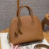Hermes Bolide 1923 25 Bag Handmade In Epsom Calfskin Leather Gold Hardware 37 Gold