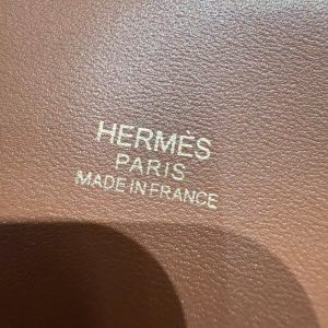 Hermes Bolide 1923 25 Bag Handmade In Togo Calfskin Leather Gold Hardware 37 Gold - Image 11