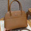 Hermes Bolide 27 Bag Handmade In Epsom Calfskin Leather Gold Hardware 37 Gold
