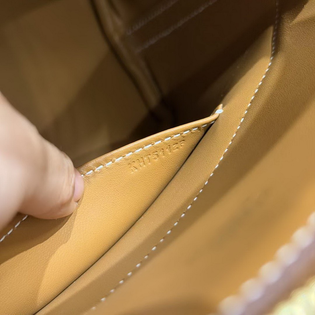 Hermes Bolide 27 Bag Handmade In Epsom Calfskin Leather Gold Hardware 37 Gold - Image 12