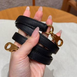 Hermes Bolide 27 Bag Handmade In Epsom Calfskin Leather Gold Hardware 89 Noir - Image 6