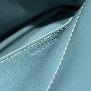 Hermes Bolide 27 Bag Handmade In Taurillon Clemence Calfskin Leather Silver Hardware 75 Bule Jean - Image 14