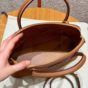 Hermes Bolide 27 Bag Handmade In Togo Calfskin Leather Gold Hardware 37 Gold - Image 12