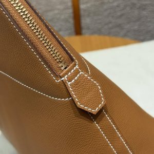 Hermes Bolide 31 Bag Handmade In Epsom Calfskin Leather Gold Hardware 37 Gold - Image 5