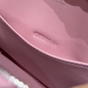 Hermes Bolide Mini 18 Bag Handmade In Chèvre Goatskin Leather Silver Hardware X9 Mauve - Image 15