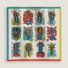 Hermes Botanica Grafica Double Face Scarf 90 100% Silk H903852S 01