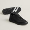 Hermes Bouncing Sneaker Men Calfskin Perforated Calfskin Noir H261895ZH01390