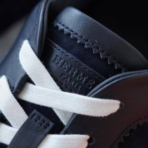 Hermes Bouncing Sneaker Men Calfskin Suede Goatskin Marine H231763ZHI2395 - Image 8