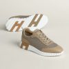 Hermes Bouncing Sneaker Women Technical Mesh and Sport Goatskin Beige Lin H261009Z 20340
