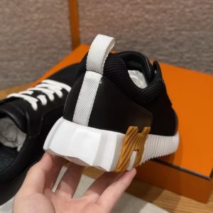Hermes Bouncing Sneaker Women Technical Mesh and Sport Goatskin Noir H261015Z 02360 - Image 15