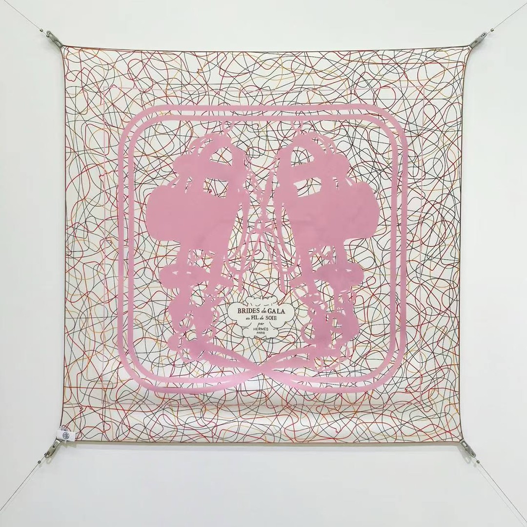 Hermes Brides de Gala au Fil de Soie Scarf 90 100% Silk H004310S 02 - Image 2