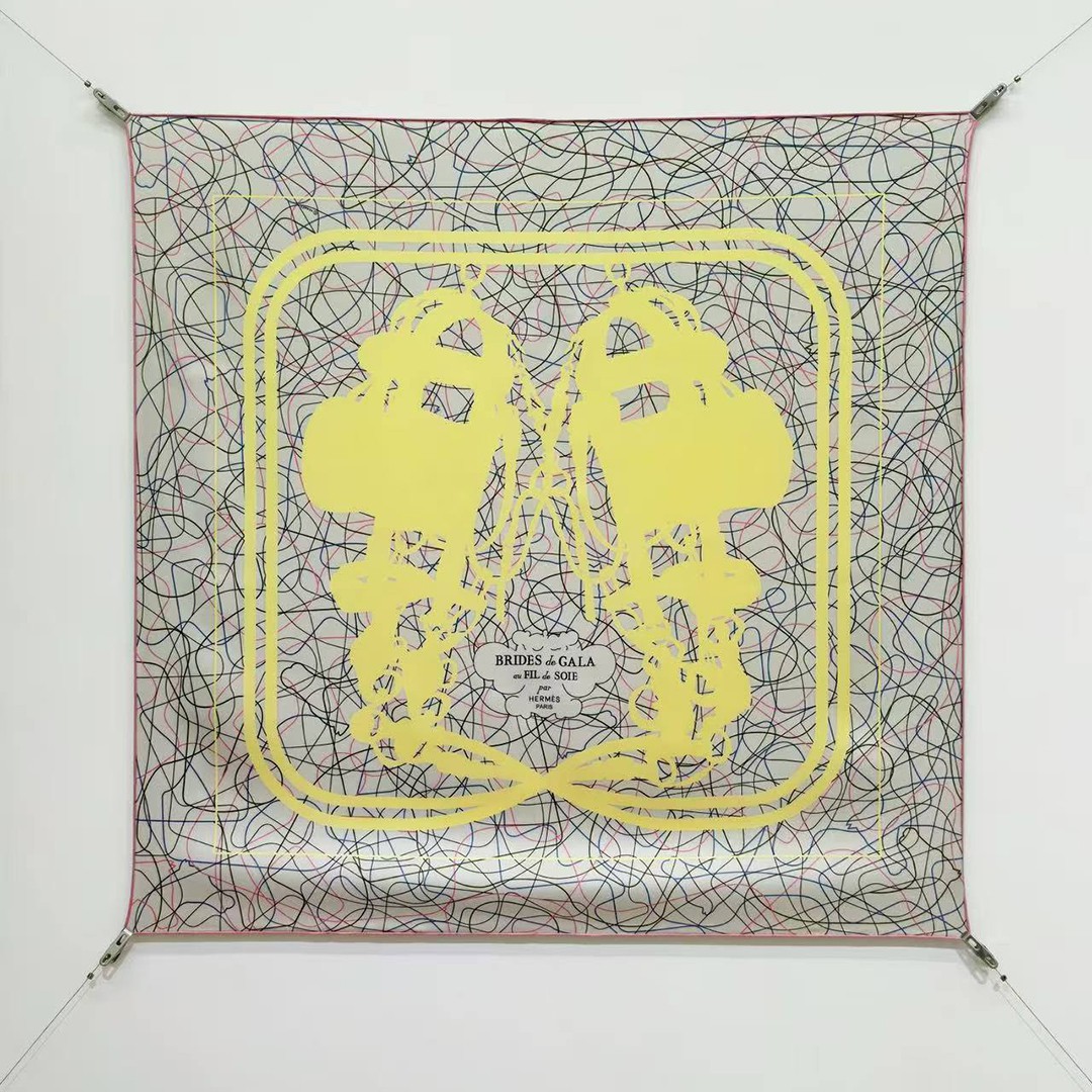 Hermes Brides de Gala au Fil de Soie Scarf 90 100% Silk H004310S 02 - Image 10