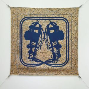 Hermes Brides de Gala au Fil de Soie Scarf 90 100% Silk H004310S 02 - Image 8