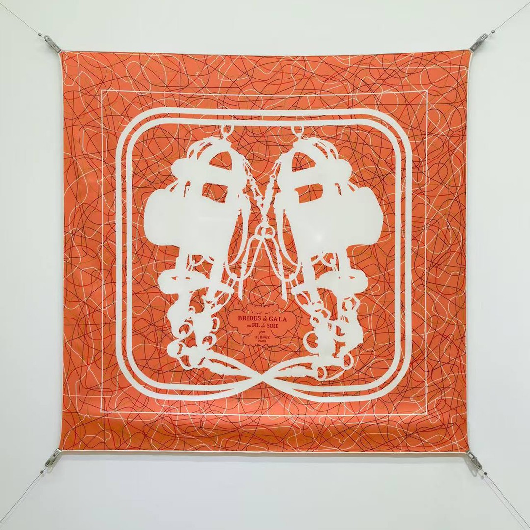Hermes Brides de Gala au Fil de Soie Scarf 90 100% Silk H004310S 02 - Image 6