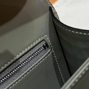 Hermes Constance 24 CM Bag Handmade In Bright Faced American Alligator Leather Silver Hardware 81 Girs Tourerlle - Image 11