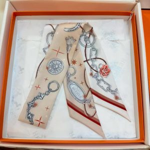 Hermes C'est la Fete Twilly 100% Silk H062743S 02 - Image 13