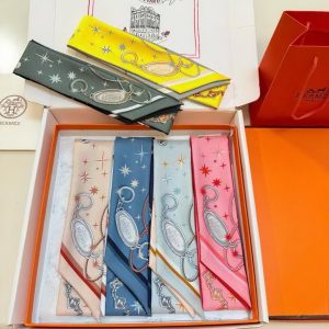 Hermes C'est la Fete Twilly 100% Silk H062743S 02 - Image 3