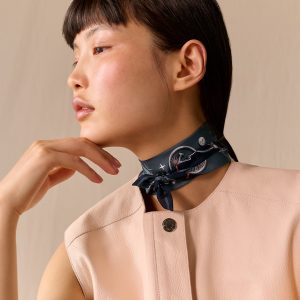 Alternative view of Hermes C'est la Fete Twilly 100% Silk H062743S 02