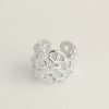 Hermes Chaine d'ancre Enchainee Ring Sterling Silver H109506B 00047