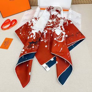 Hermes Cheval Surprise Double Face Scarf 90 100% Silk H904353S 03 - Image 13