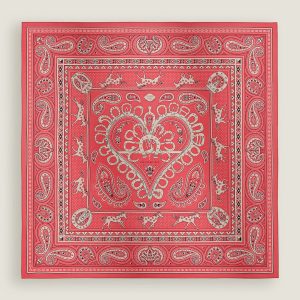 Hermes Cheval de Coeur Bandana Shawl 140 70% Cashmere 30% Silk H244259S 05