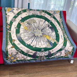 Hermes Chorus Stellarum Shawl 140 70% Cashmere 30% Silk H243912S 12 - Image 12