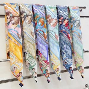 Hermes City of Light Scarf 90 100% H004103S 08 - Image 4