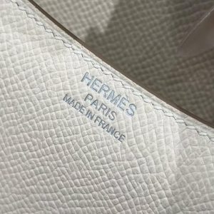 Hermes Constance 18 CM Bag Handmade In Epsom Calfskin Leather Enamel Fittings Hardware 10 Craie - Image 14