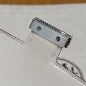 Hermes Constance 18 CM Bag Handmade In Epsom Calfskin Leather Enamel Fittings Hardware 10 Craie - Image 7